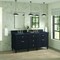 James Martin Vanities 72'' Double Vanity, Black Onyx w/ 3 CM Charcoal Soapstone Quartz Top 424-V72-BKO-3CSP - alternate 2